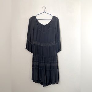 American Eagle Grey Boho Dress Size M